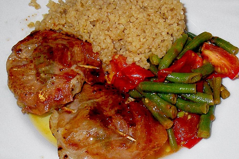 Kalbsschnitzel "Saltimbocca"