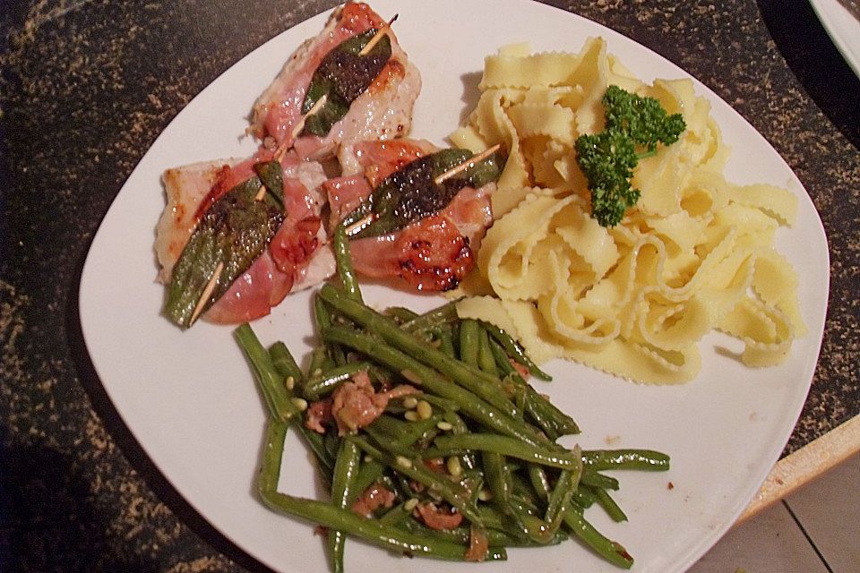 Kalbsschnitzel "Saltimbocca"