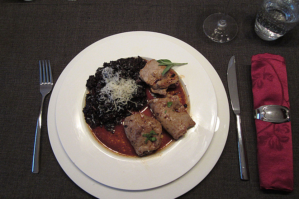 Kalbsschnitzel "Saltimbocca"