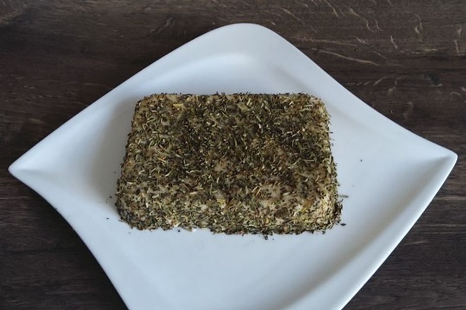 Veganer Kräuterkäse