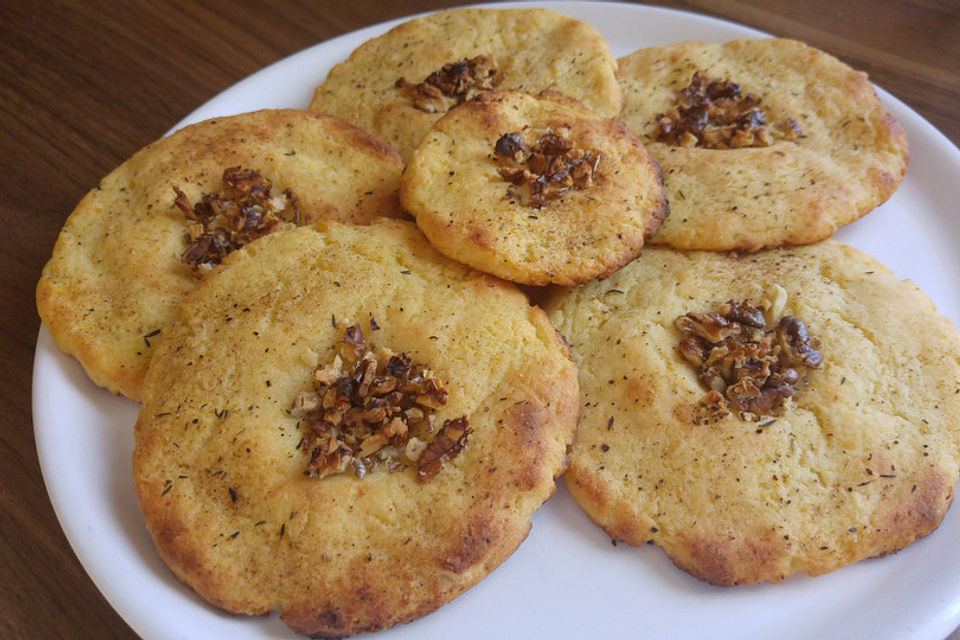 Irische Kartoffelfladen mit Walnüssen