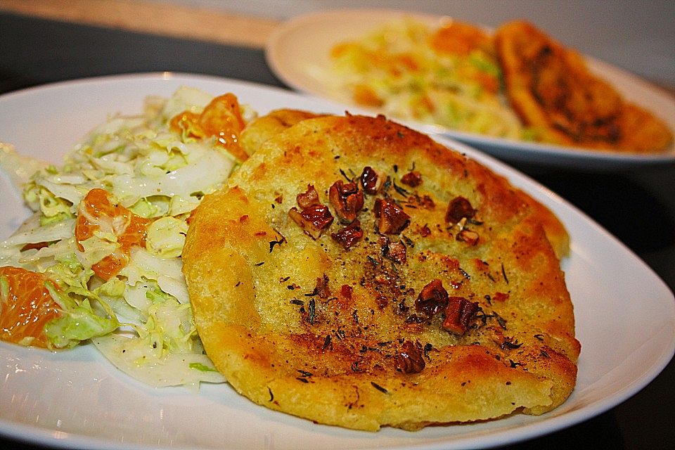 Irische Kartoffelfladen mit Walnüssen