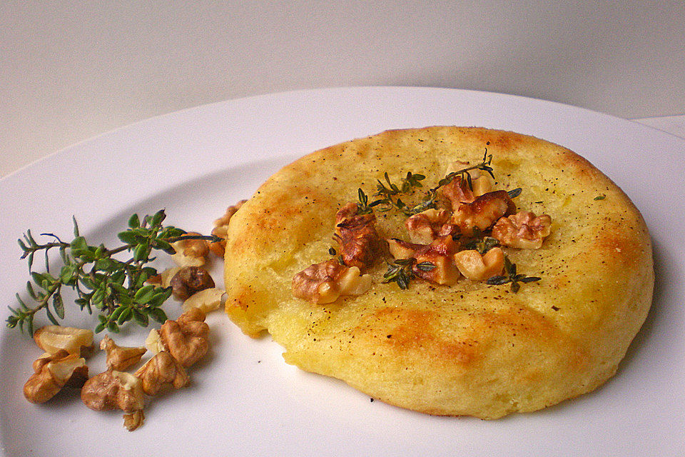 Irische Kartoffelfladen mit Walnüssen