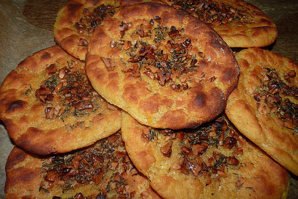 Irische Kartoffelfladen mit Walnüssen