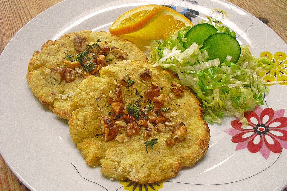 Irische Kartoffelfladen mit Walnüssen