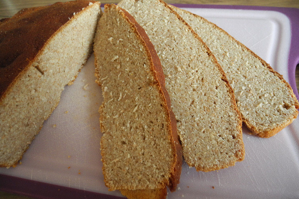 Mandelmilch-Grießbrot