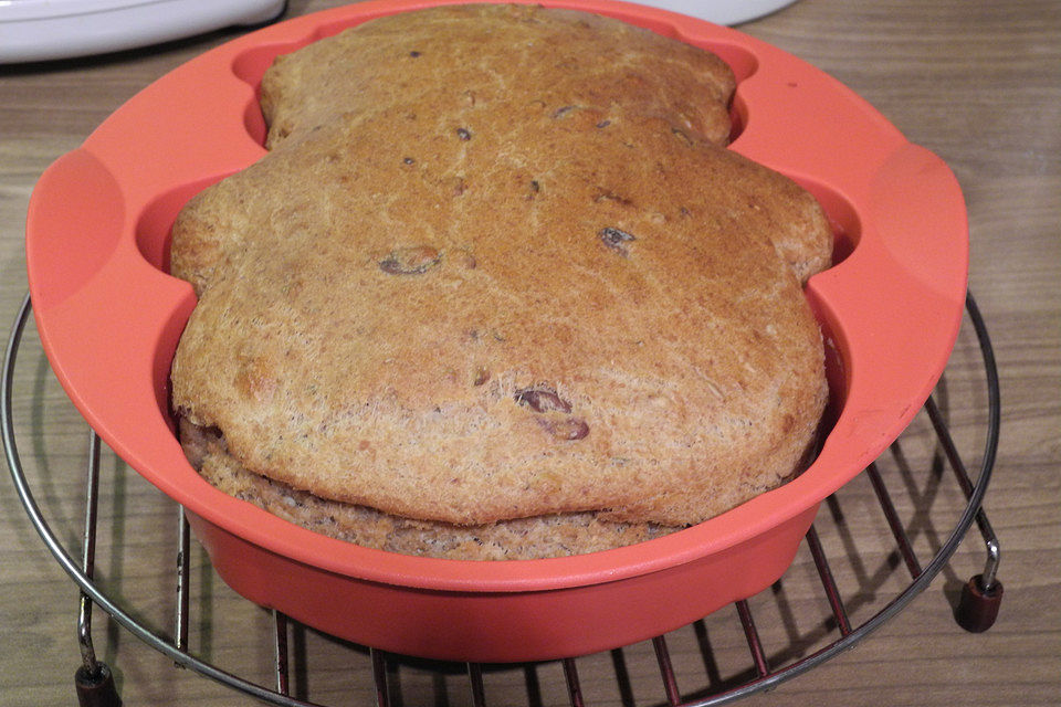 Schneemann-Dinkel-Brot