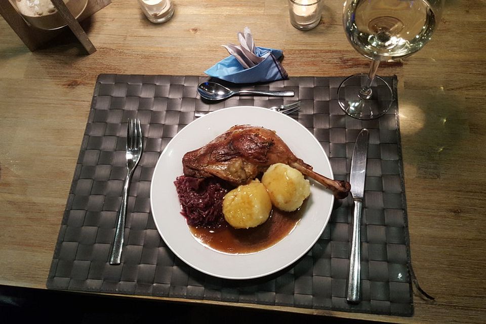 Gänsebraten