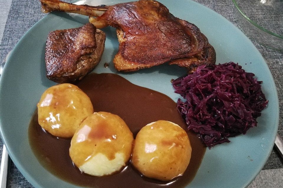 Gänsebraten