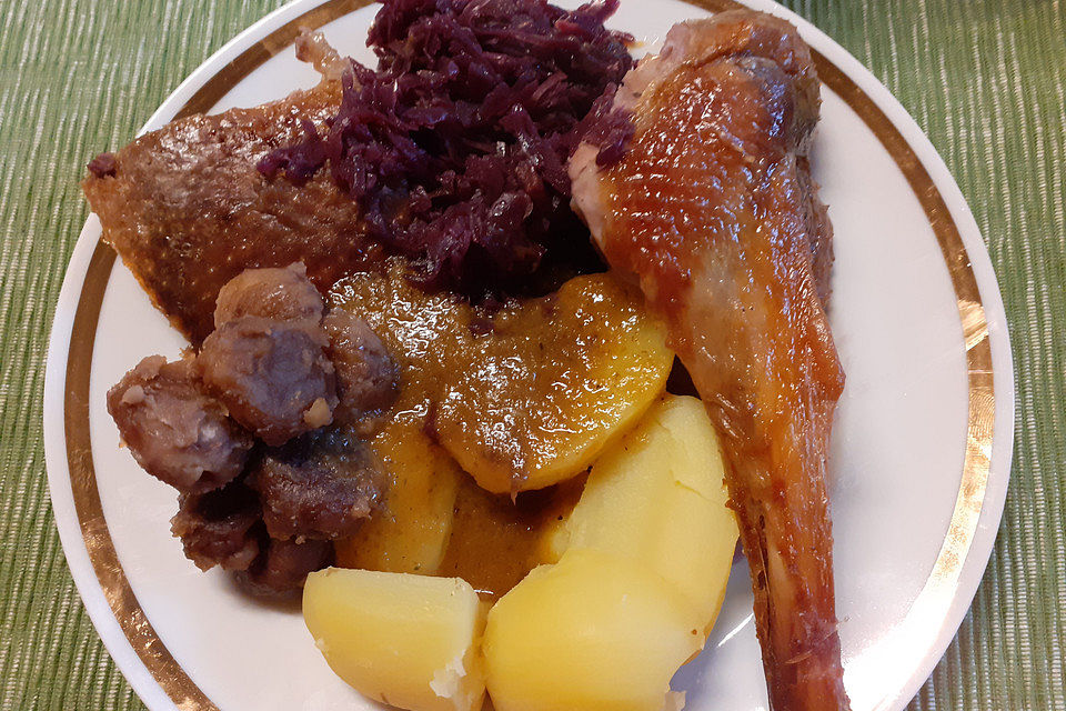 Gänsebraten