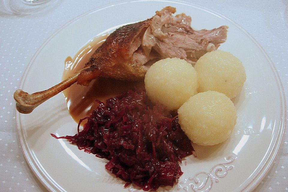 Gänsebraten