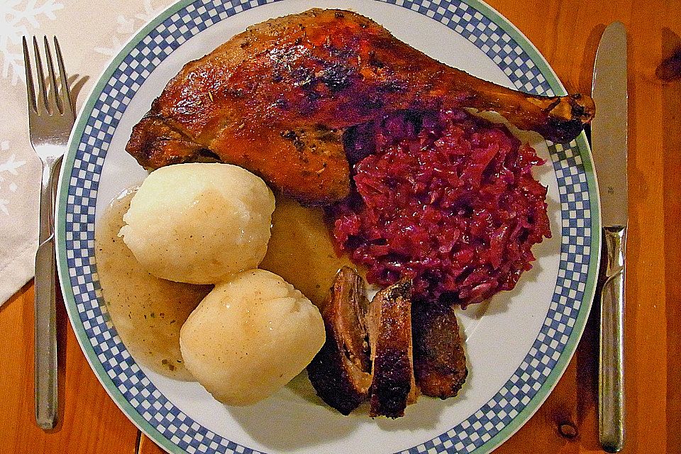 Gänsebraten