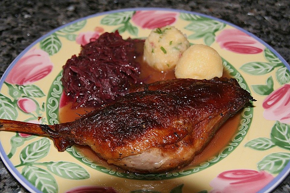 Gänsebraten