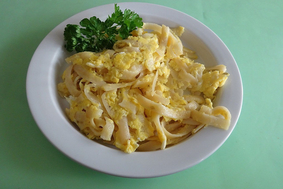 Vegetarische Spaghetti Carbonara