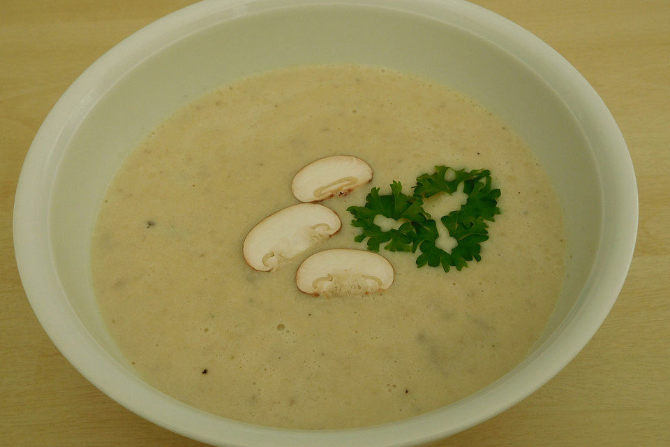 Kartoffel-Champignon-Cremesuppe