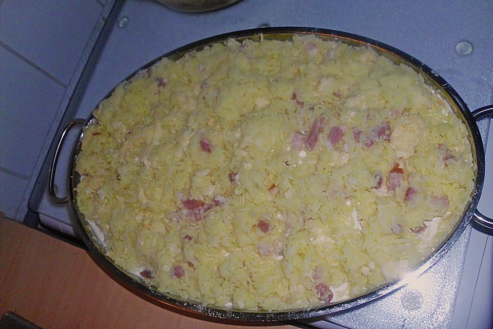 Kasseler überbacken mit Kartoffelrösti