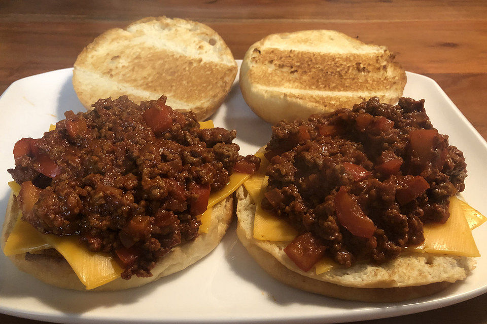 Sloppy Joe - Amerikanischer Hackfleischburger