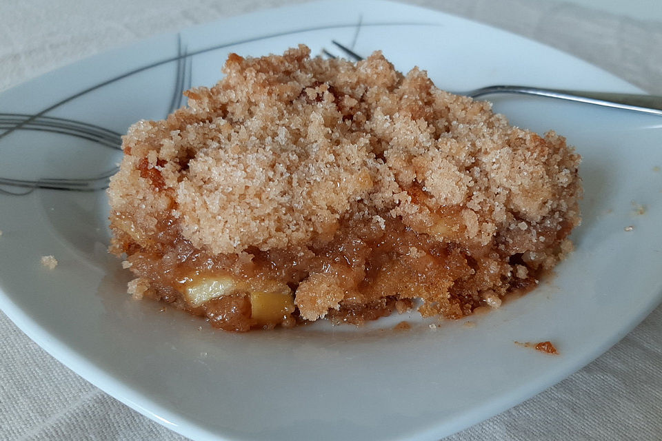 Apfel-Streusel-Blondies