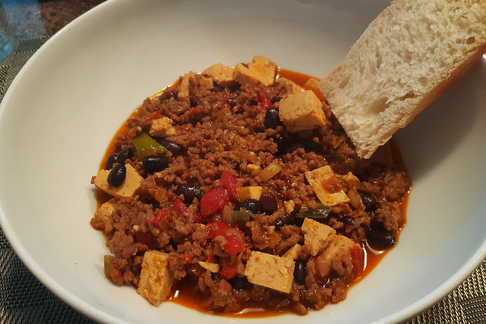 Einfaches pikantes Mapo Tofu