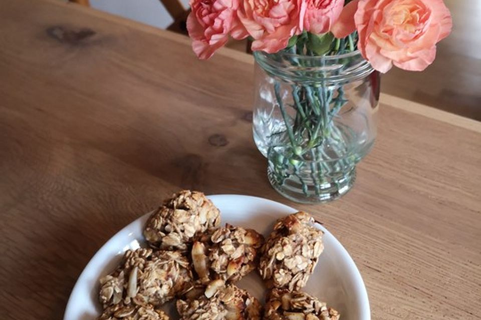 Hafercookies ohne Zucker