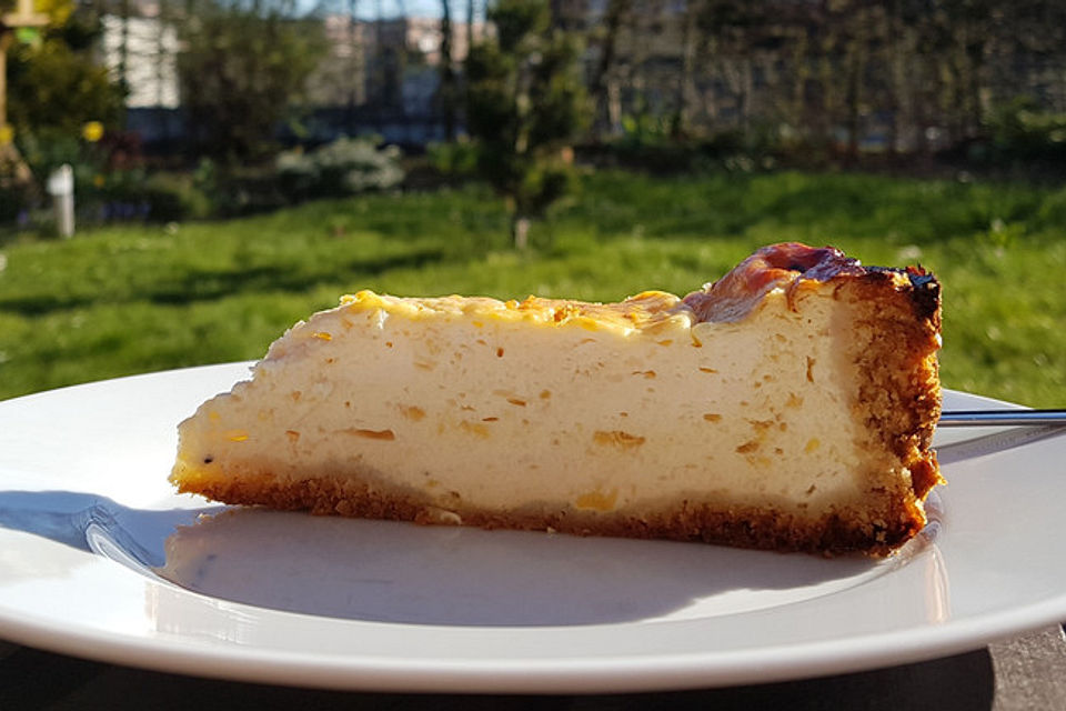 Zuckerfreier Käsekuchen