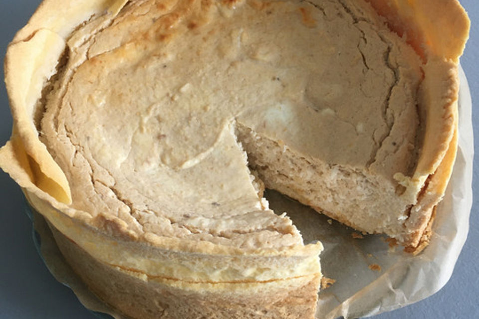 Zuckerfreier Käsekuchen