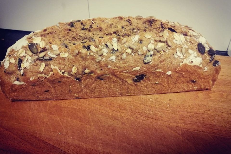 Notfall-Vollkornbrot