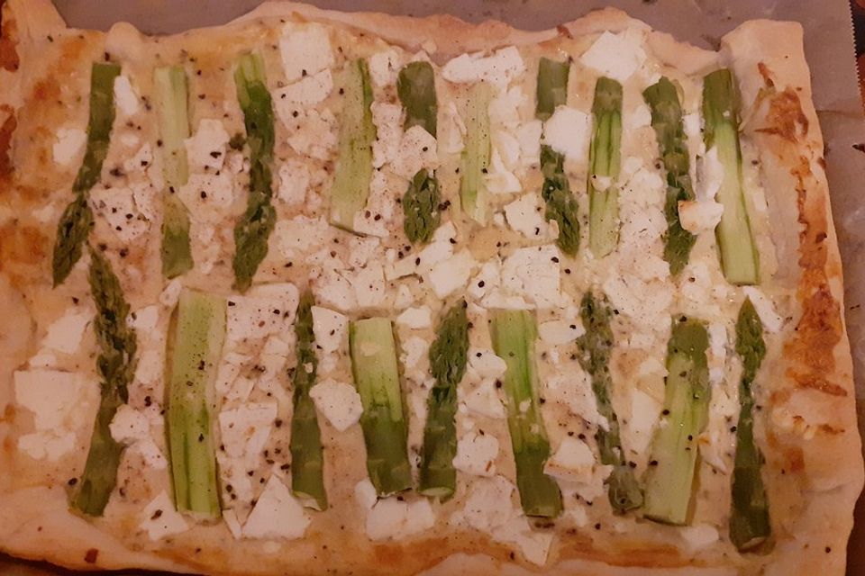 Spargel-Tarte