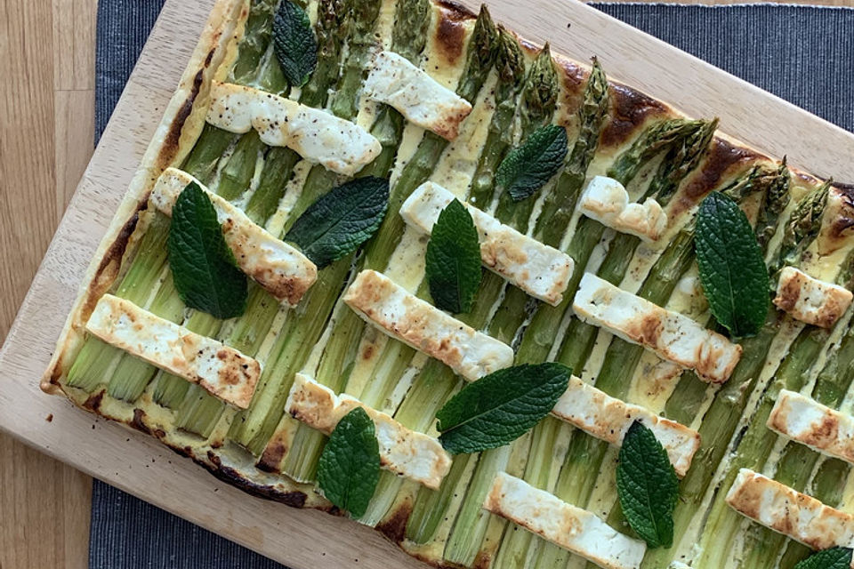 Spargel-Tarte