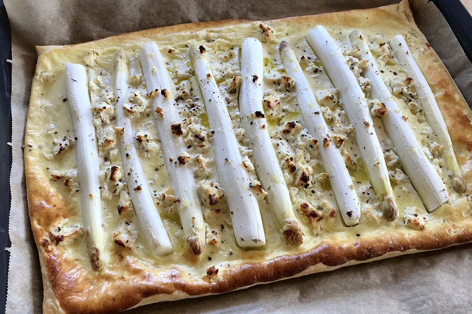 Spargel-Tarte