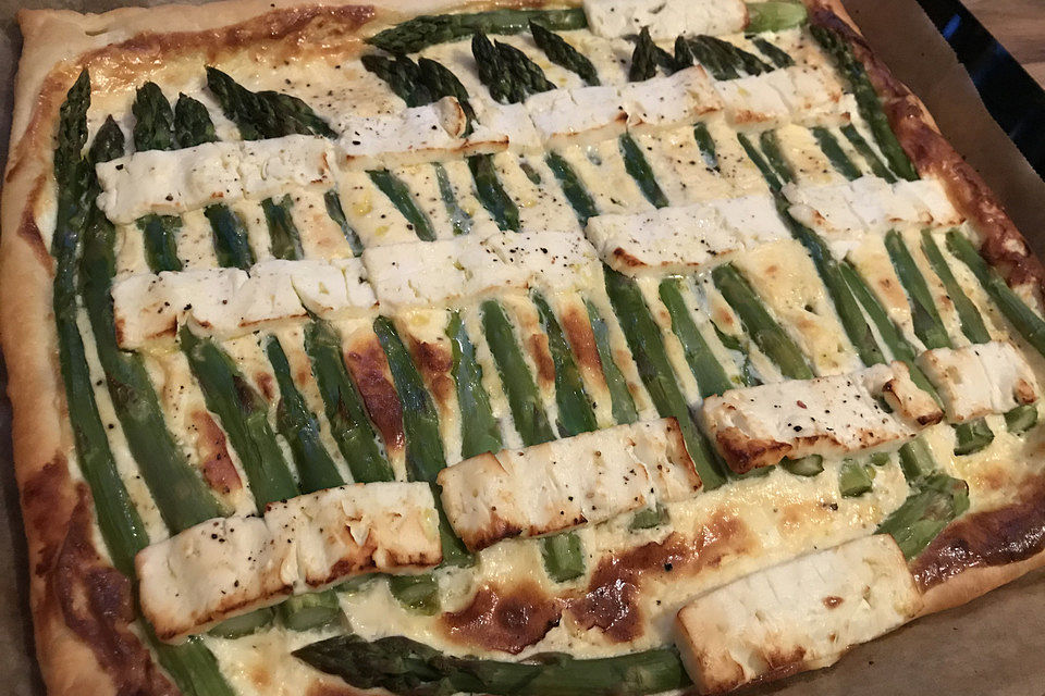 Spargel-Tarte