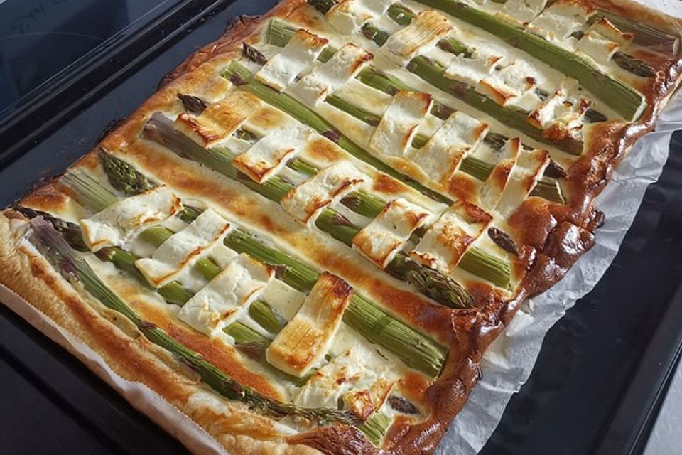 Spargel-Tarte