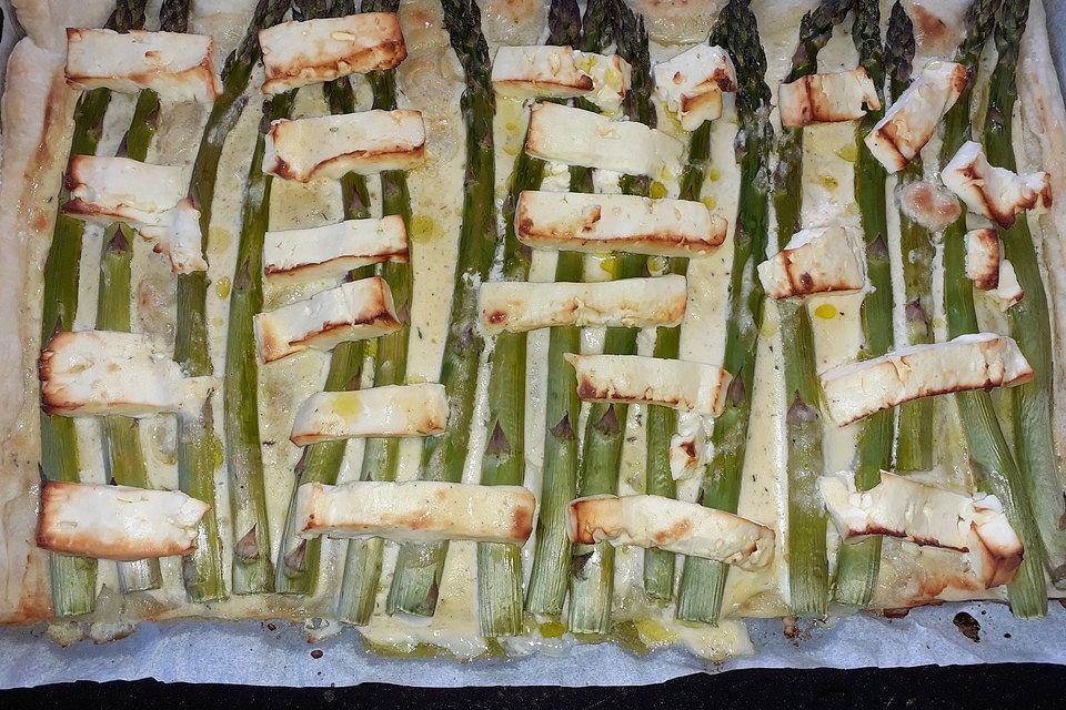 Spargel-Tarte