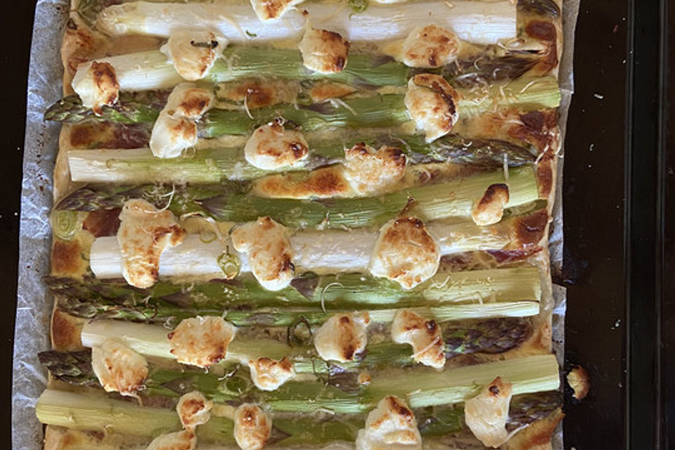 Spargel-Tarte