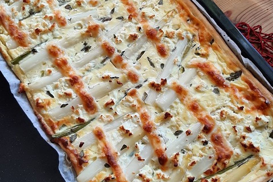 Spargel-Tarte