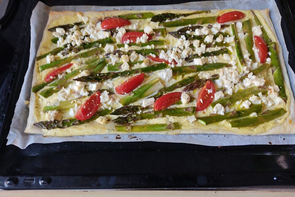 Spargel-Tarte