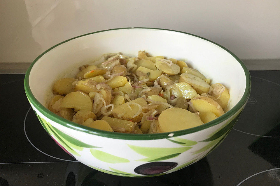 Kartoffelsalat mit Kürbiskernöl