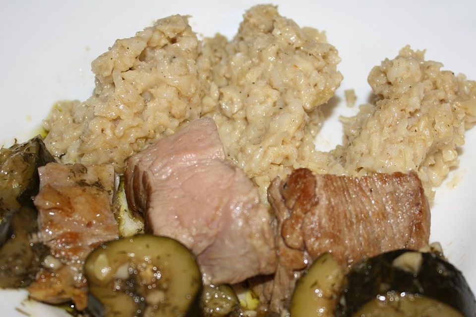 Meerrettich-Risotto