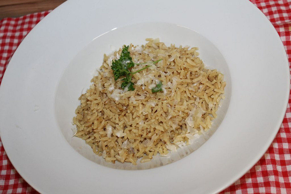 Meerrettich-Risotto