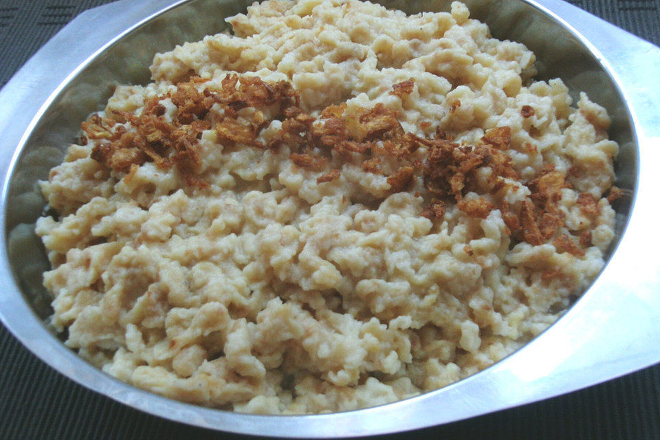 Röstzwiebel-Spätzle