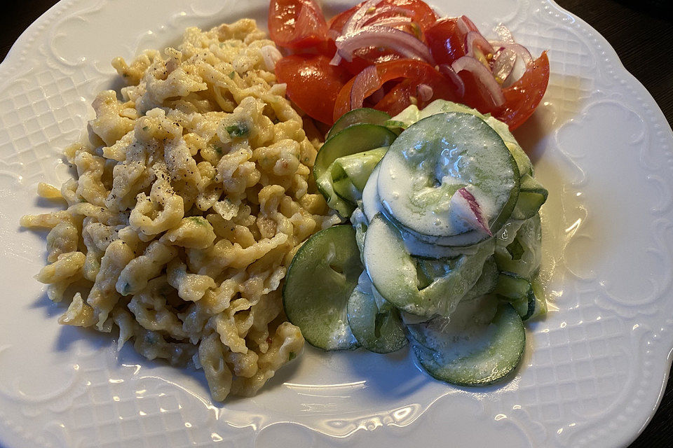 Röstzwiebel-Spätzle