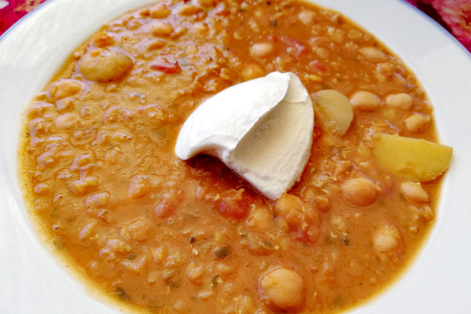 Marokkanische Linsensuppe