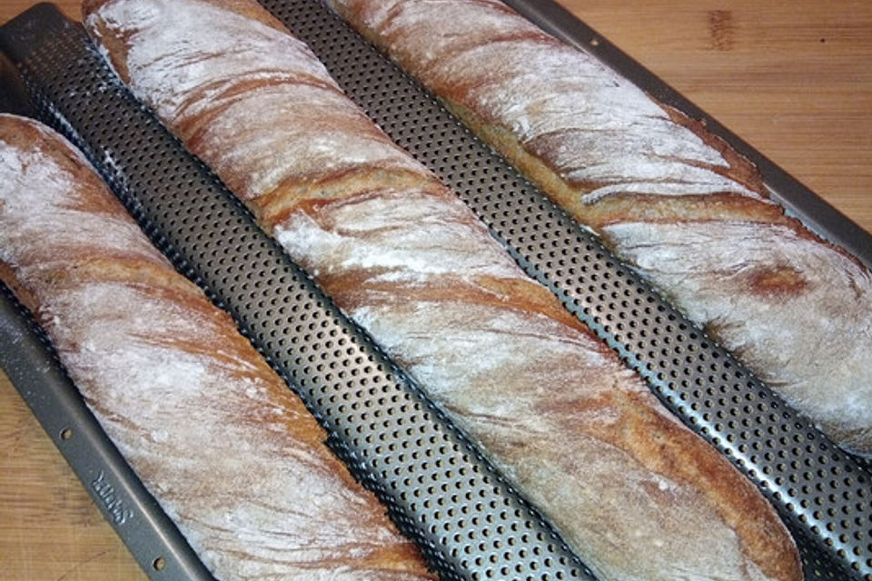 Gedrehtes Stangenbrot