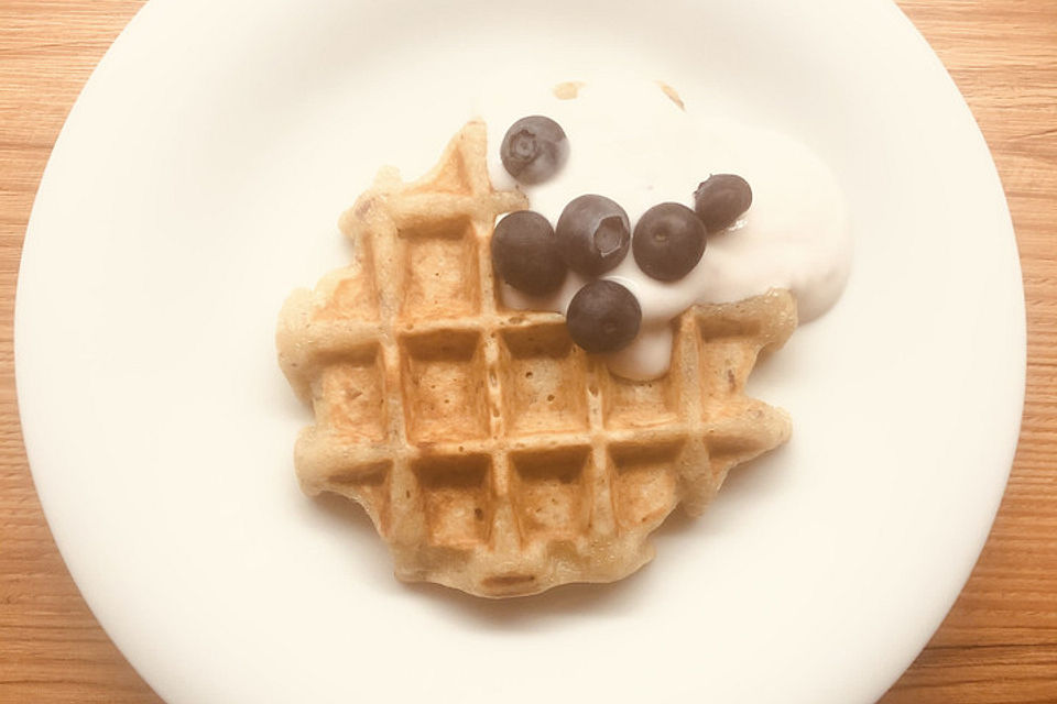 Gesunde zuckerfreie Waffeln