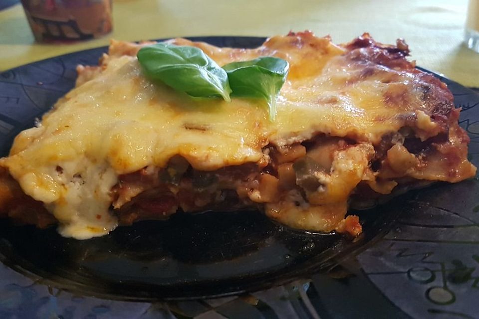 Auberginen-Lasagne