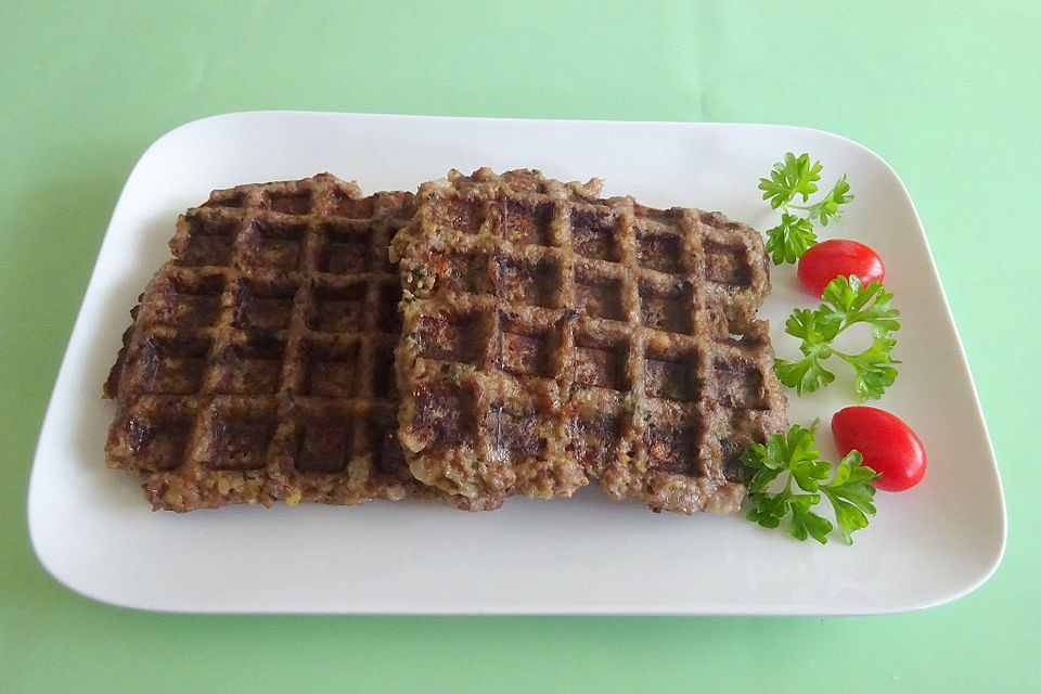 Fleisch-Waffeln