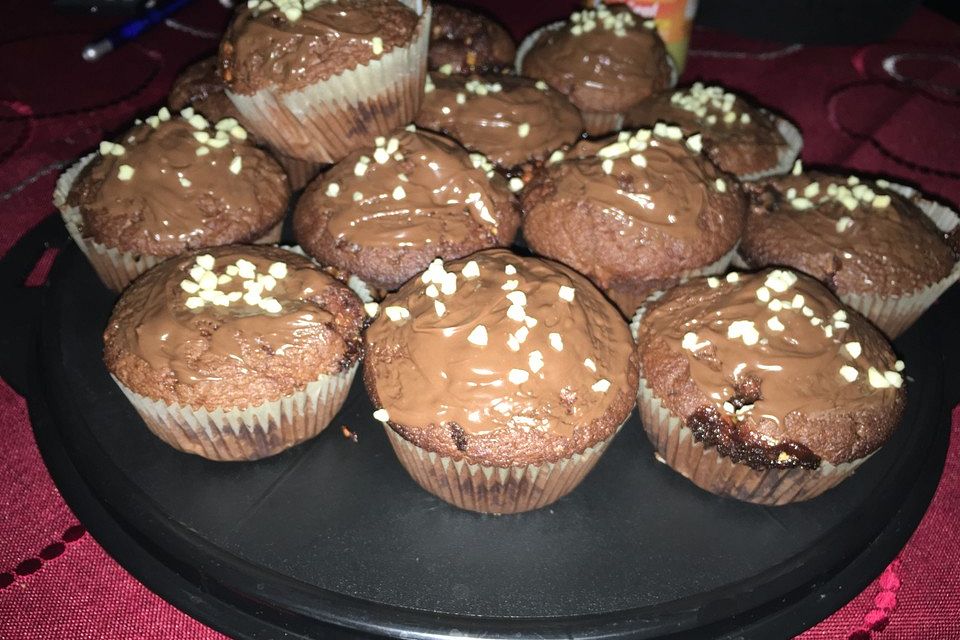 Schokoladen - Snickers - Muffins