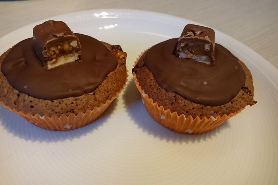 Schokoladen - Snickers - Muffins