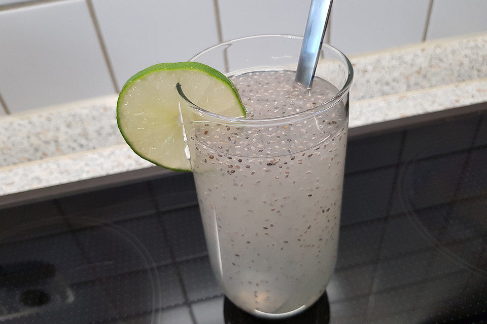 Fanys Limettenwasser mit Chiasamen