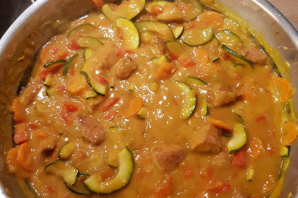 Mango-Hähnchencurry